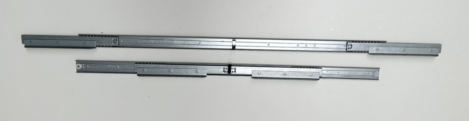 Tischauszug Metall 115-91-162, 2 Einlegeplatten 40 cm, synchron, mit Bremse