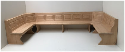 Eckbank Lindau U-Bank 185/380/185 cm nach Maß