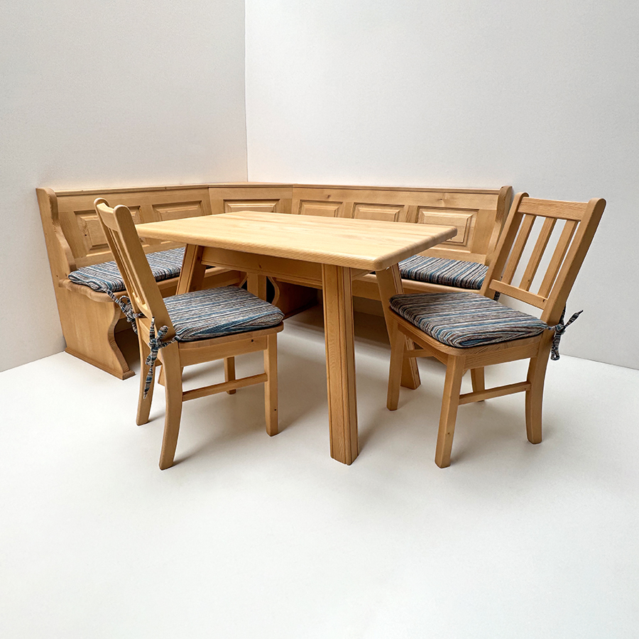 Eckbankgruppe Lindau 165/195, Truhen, 4510G, Stuhl Brühl, TS-3033