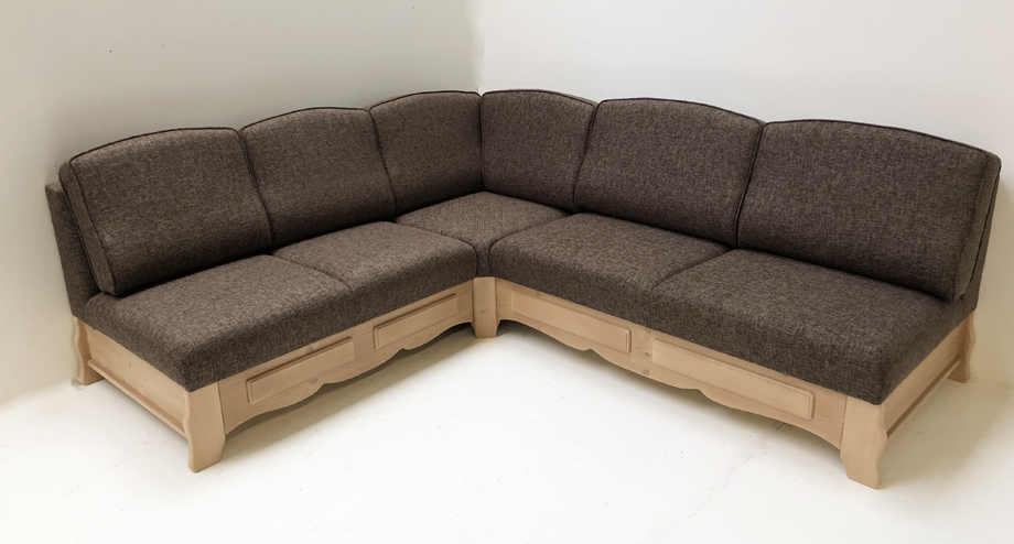 Sofa Ecksofa Sterzing Natura braun, 38 Lagerstoffe preisgleich !