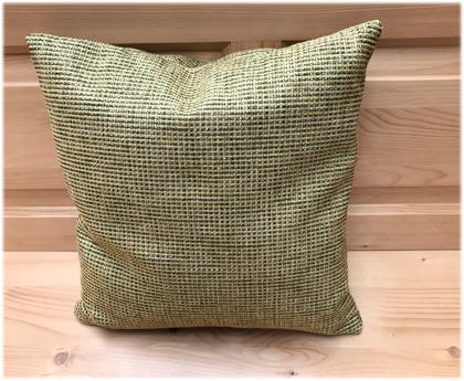 Federkissen, Kissen genäht  40/40 cm, Natura grün, 38 Lagerstoffe preisgleich !