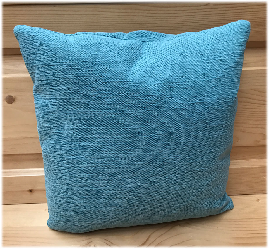 Federkissen, Kissen genäht 40/40 cm, Waidhofen blau, 38 Lagerstoffe preisgleich !