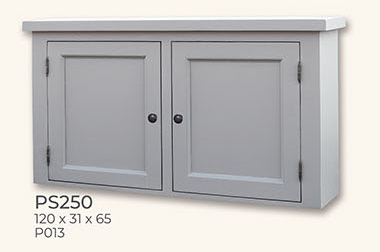 Oberschrank, 2 Türen, Kiefer massiv