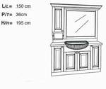 Landhausmöbel Massivline Bad Einrichtung BI-BA 650