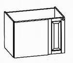 Eckspülenunterschrank, 1 Türe, 105/60/72 cm, (B/T/