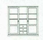 Highboard 2-trg.