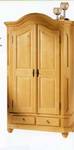 Kleiderschrank Bauernschrank Murnau 2trg., Rosner matt lackiert