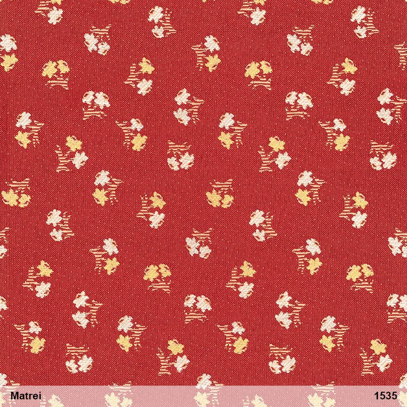 Stoff MATREI 1535 rot Streublume