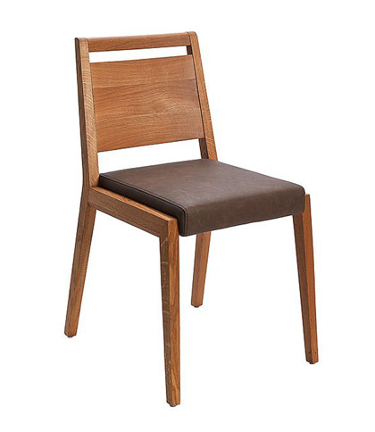 2-er Set Larissa-H Stuhl Holz-Polster