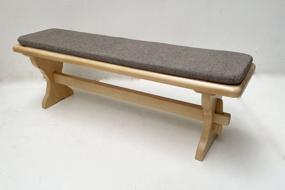 Vorbank Lindau, 140 cm, Polster genäht, Verano 620