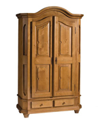 Kleiderschrank Bauernschrank Murnau 2trg., Bassano alt lackiert