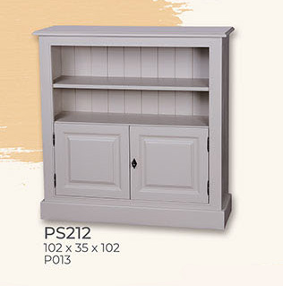 Anrichte Kommode Sideboard, 2 Türen, Kiefer massiv