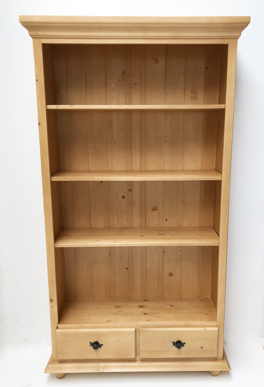 Bücherregal Füssen Wertach B105, T38 , Metallrosetten, Metallknopf