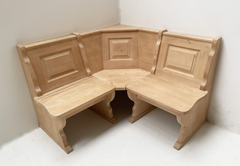 Eckbank Amberg Piccolo 125/125 cm solo, mit Truhe