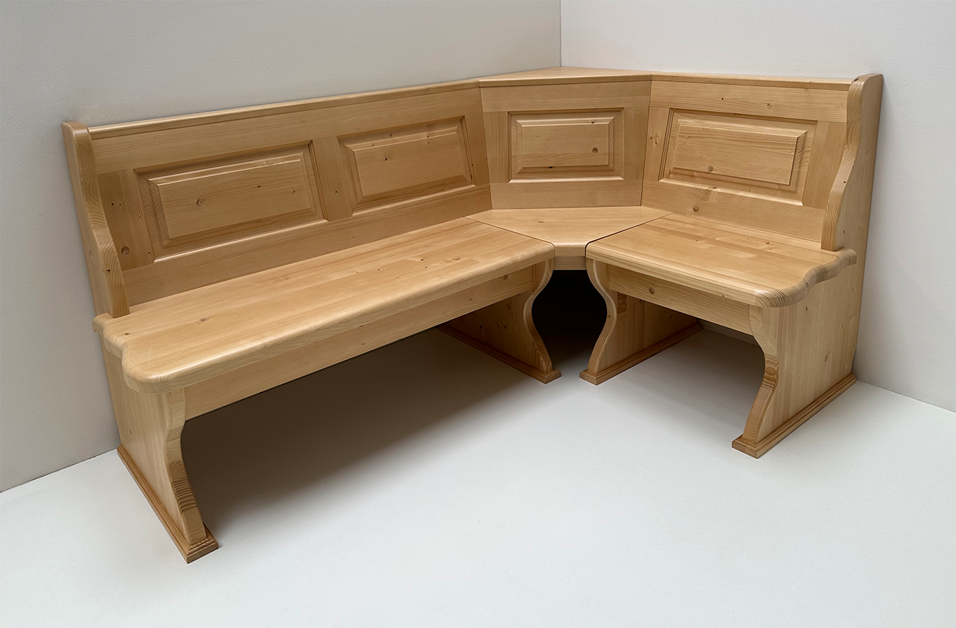 Eckbank Lindau 185/125, mit Truhen