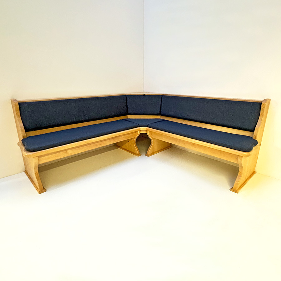 Eckbank Lindau 210/200, Vollpolster, Truhen, Ecke aufklappbar, Ablagenverbreiterung, Verano 678