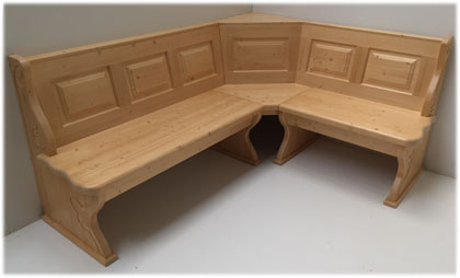 Eckbank Lindau 195/165 mit Truhen aufklappbar