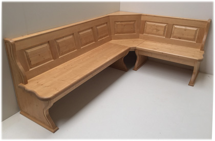 Eckbank Lindau 240/165 mit Truhen aufklappbar