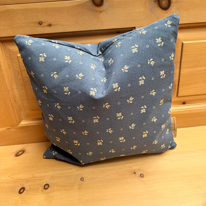 Federkissen, Kissen genäht  40/40 cm mit Reissverschluss, Stoff TS-2242