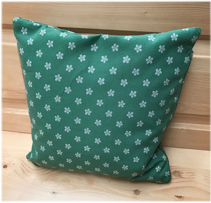 Federkissen, Kissen genäht  40/40 cm mit Reissverschluss, Stoff Edelweiss AF-74851-4