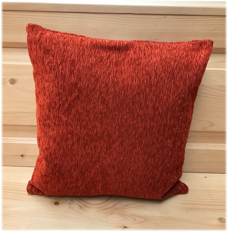 Federkissen, Kissen genäht  40/40 cm, Landshut rot, 38 Lagerstoffe preisgleich !