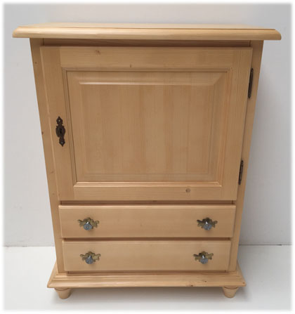 Kommode Brotschrank Füssen 1 Türen, 2 Schubladen