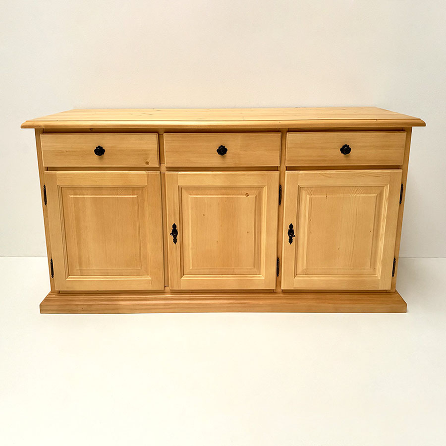 Anrichte Kommode Füssen Tölz 3-trg., 3 Schubladen, Massivböden und Bluemotion