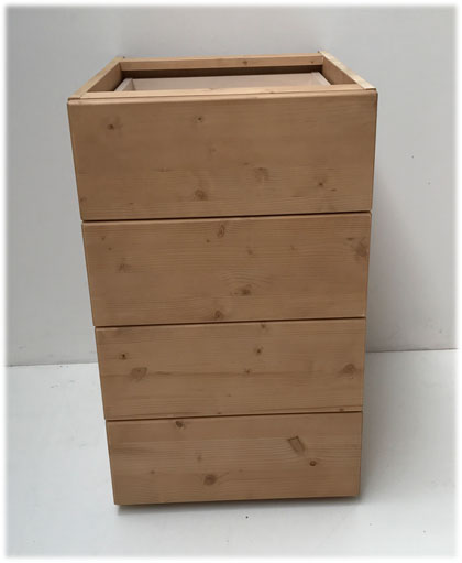Unterschrank, 4 Schubladen, 45/58/72 cm, (B/T/H)