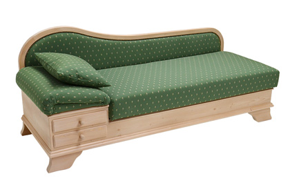 Sofa Liege Garmisch Aktionsangebot, Kundl grün ! Neu ! in 38 Lagerstoffen preisgleich