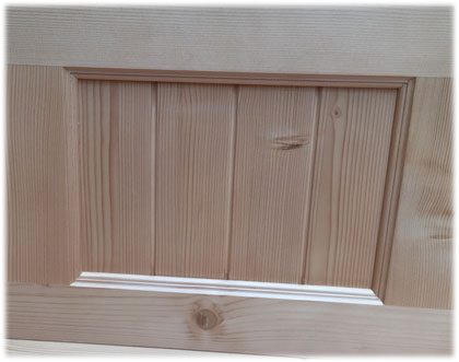 Füllung Kasette Senkrecht Gerillt