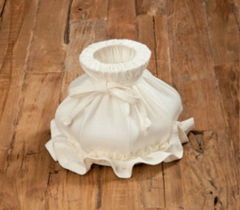 Lampenschirm Stoff Landhaus Rustikal D 18 cm, kombinierbar