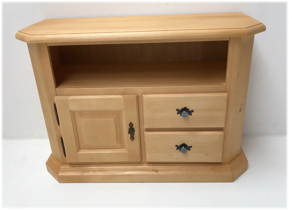 Phonokommode Füssen Tölz Sondermaß, 1 Türe, 2 Schubladen, fahrbar