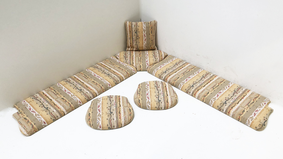 Kissensatz Polsterplatte Eckbankgruppe Landau, Pocking beige, 38 Lagerstoffe preisgleich