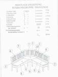 Aufbauanleitung Eckbank Provence