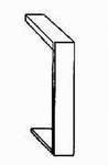 Oberschrankblende Sondermass, 2-14/33/96 cm, (B/T/