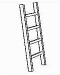 Holzleiter für Etagenbett Stockbett 