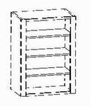 Fachböden für Schrank innen, 65/58/2,2 cm, (B/T/H)