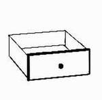 Schublade Standard Fronthöhe cm 18 Innenhöhe cm 15
