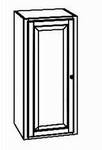 Aufsatz-Element 1 Türe 1 Holztüre H 111 Holztür 3 