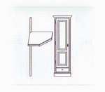 Zusatz für Wohnwand über Eck