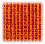 Stoff Natura-Orange-Schösswender Essplätze