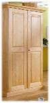 Möbeltüre Massivline, Schranktüre für Schrank Firenze  195 cm 2 Kassetten