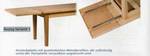 Tischauszug Objekt Variante 1, mit Metallprofilen ausziehbar