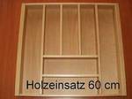 Besteckeinsatz aus Holz 40 cm