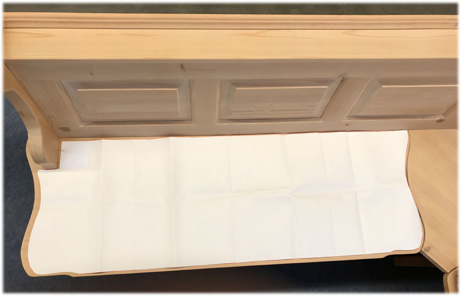 Polstersatz Kissensatz Platte für Eckbänke und Stühle nach Schablone, 38 Lagerstoffe preisgleich