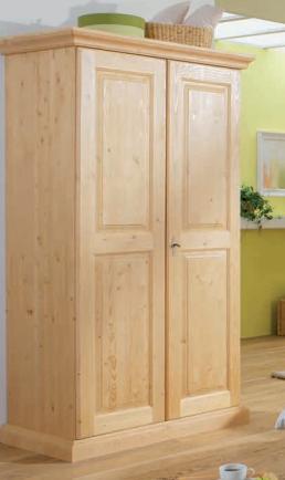 Schrank Firenze 2-trg. Höhe 195 cm, Rosner gewachst