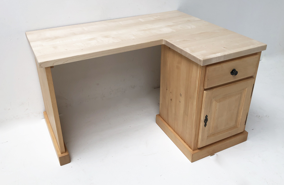 Schreibtisch Füssen Winkelschreibtisch 130/60, Winkel 100 cm