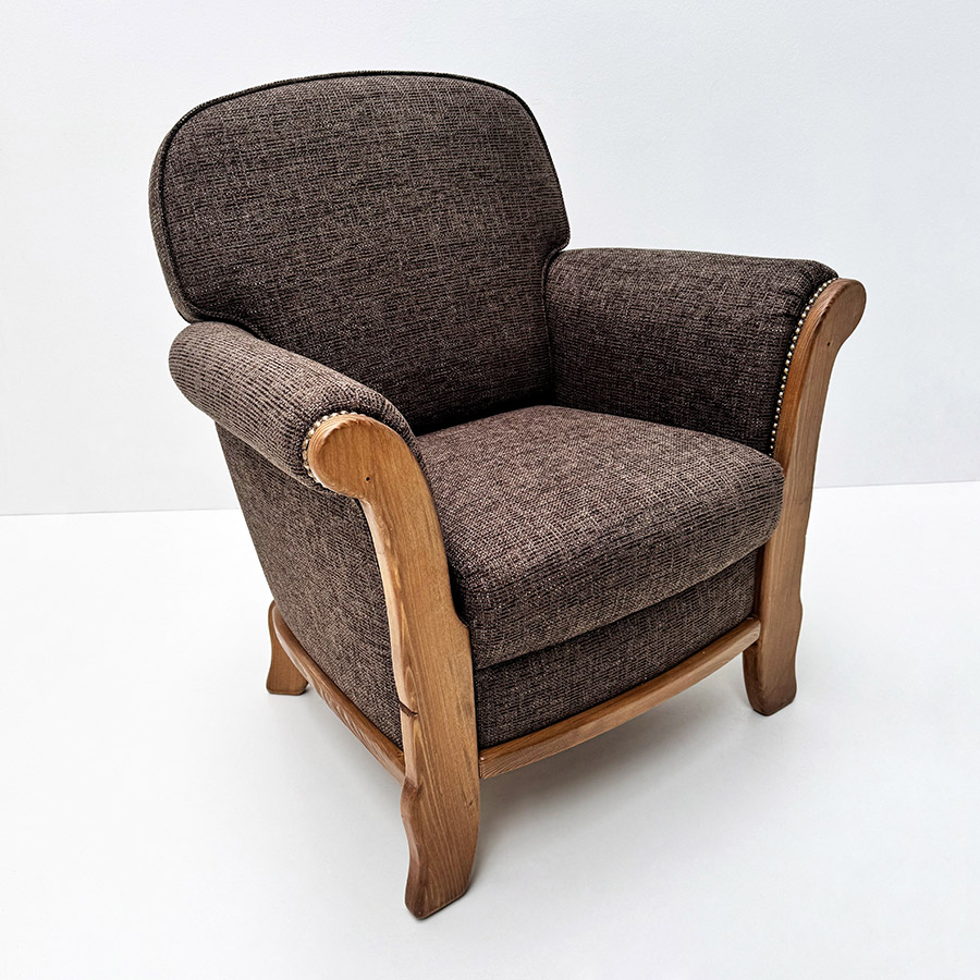 Sessel Sterzing, Antik dunkel (Kleur 2), Natura 804 hellbraun