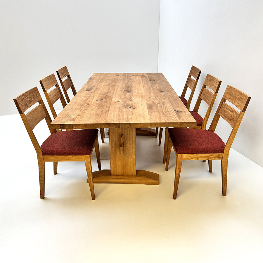 Sitzgruppe  LITTLE ROCK, 200/100 cm, 6 Stühle Filippa P, Verano 654