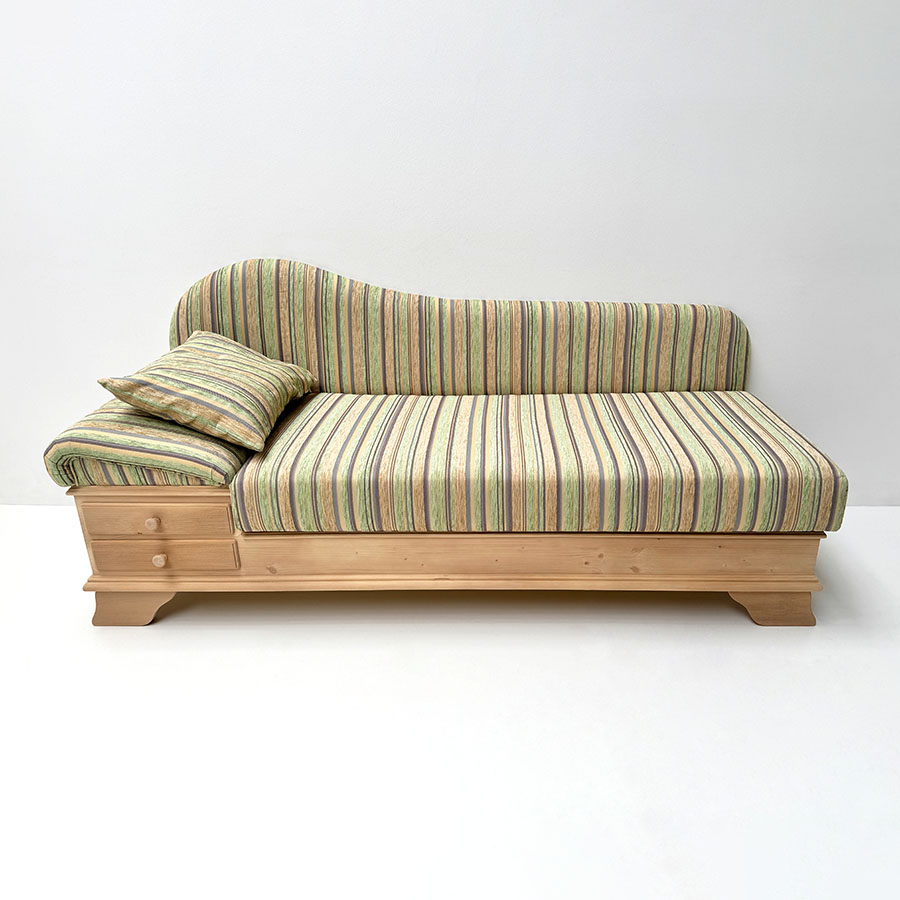 Sofa Liege Chiemgau EDMONTON GRÜN, Neu ! in 38 Lagerstoffen preisgleich